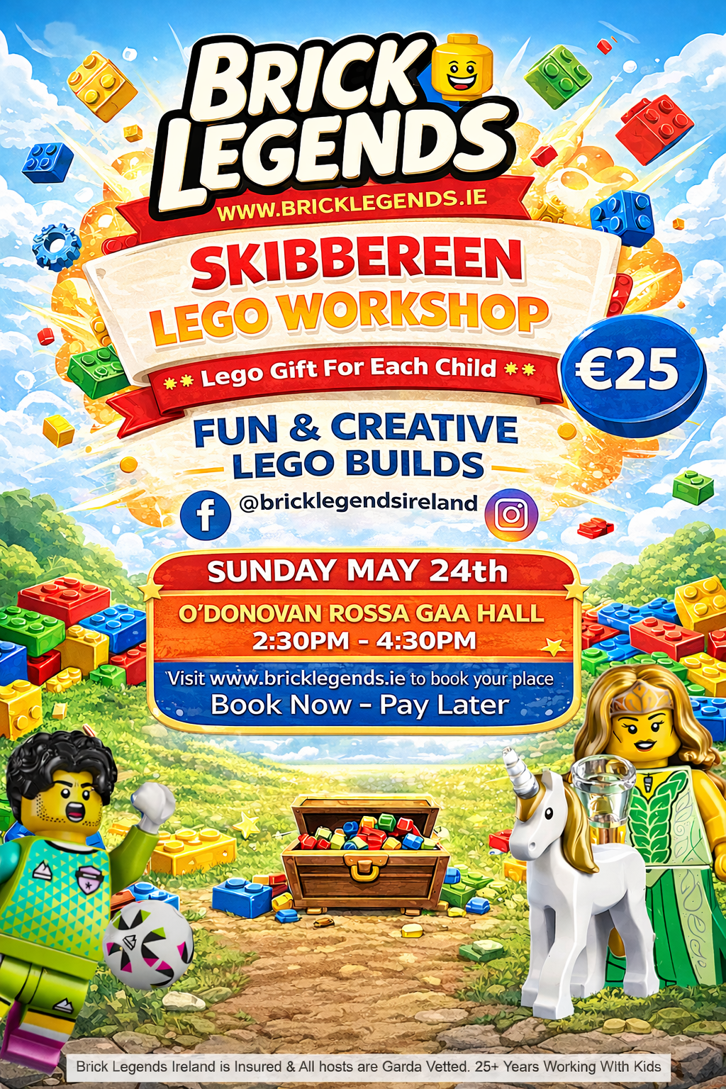 Brick Legends Ireland - Lego Workshop <BR>O'Donovan Rossa GAA Hall